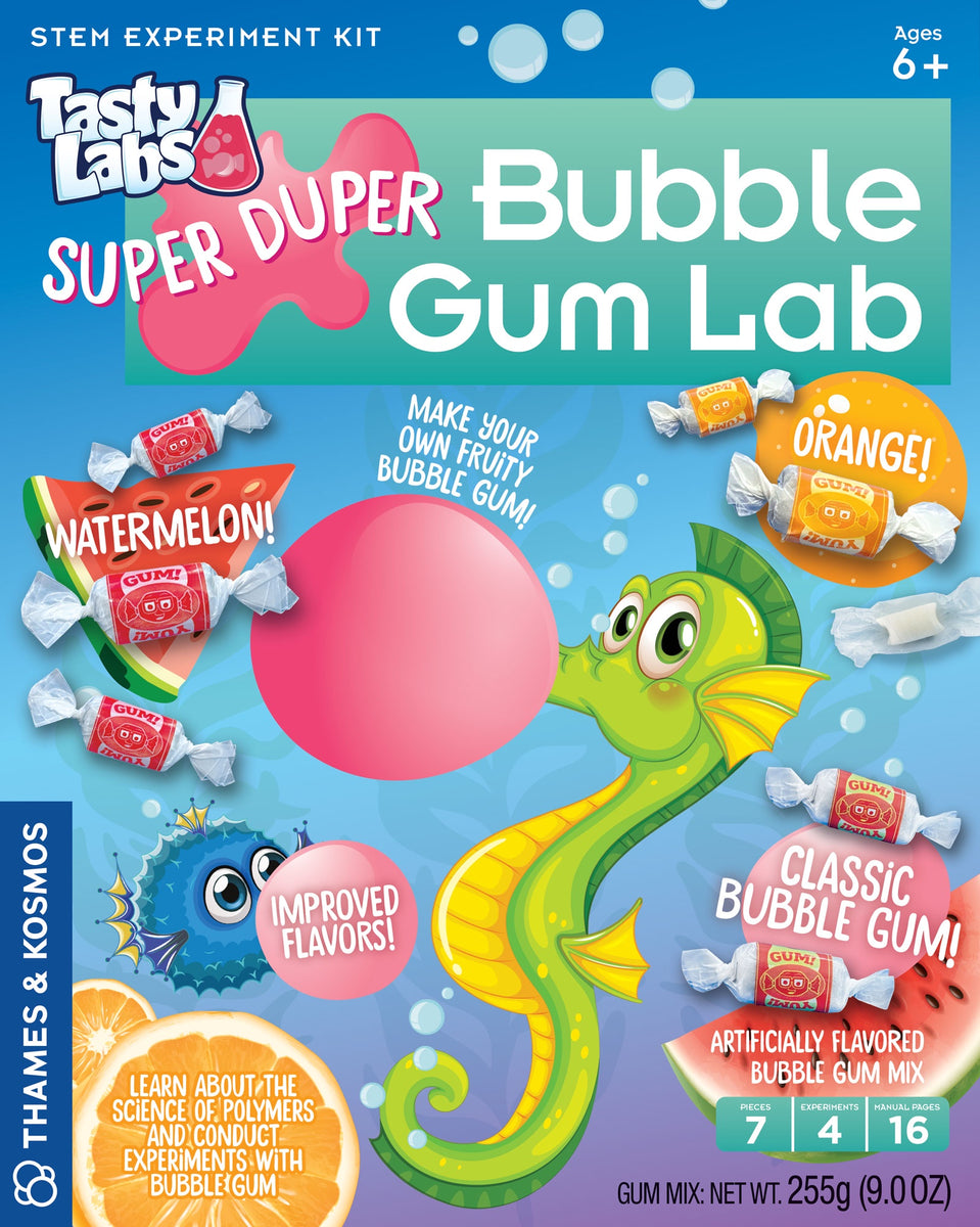 Thames & Kosmos 2-in-1 Ultimate Candy Science Kit | Super Duper Bubble Gum Lab STEM Kit & Rainbow Gummy Candy Lab STEM Kit | 2 Candy-Making Experiment Kits for Ages 6 Thames & Kosmos 2-in-1 Ultimate Candy Science Kit | Super Duper Bubble Gum Lab STEM Kit & Rainbow Gummy Candy Lab STEM Kit | 2 Candy-Making Experiment Kits for Ages 6