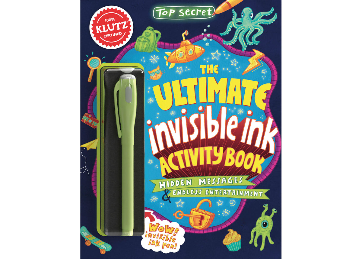 KLUTZ - ULTIMATE INVISIBLE INK BOOK