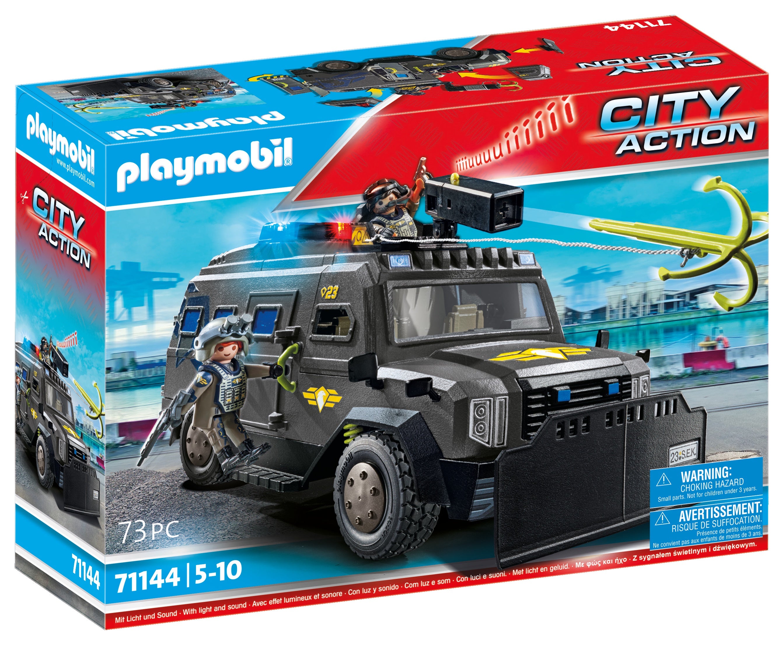 Playmobil City Action - SWAT Figure Set - 71146 - 37 Parts