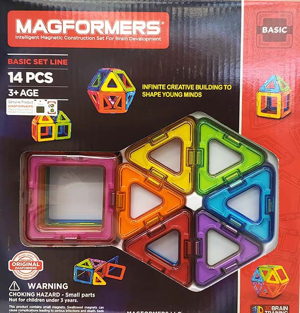 NH and Magformers Products Rainbow Toys - Chest - Construction Building – Toy